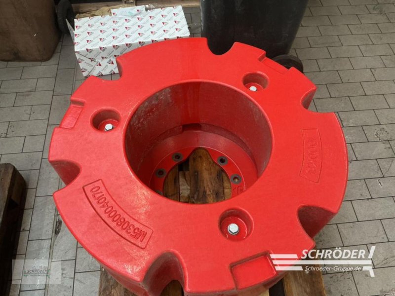 Zwillingsrad tipa Fendt RADGEWICHTE 2X 1000KG + ADAPTERPLATTEN, Gebrauchtmaschine u Lastrup