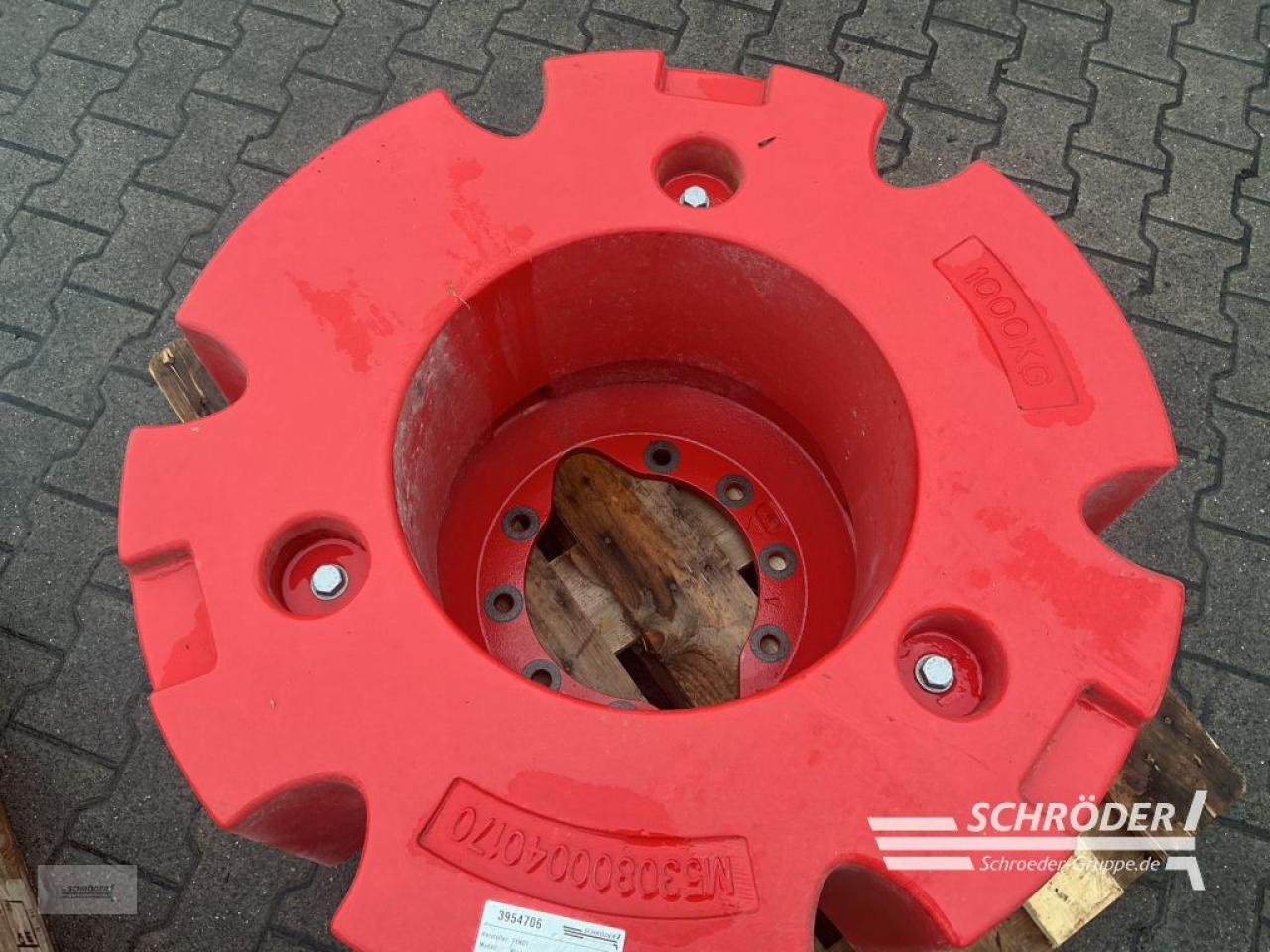 Zwillingsrad of the type Fendt RADGEWICHTE 2X 1000KG + ADAPTERPLATTEN, Gebrauchtmaschine in Lastrup (Picture 5)