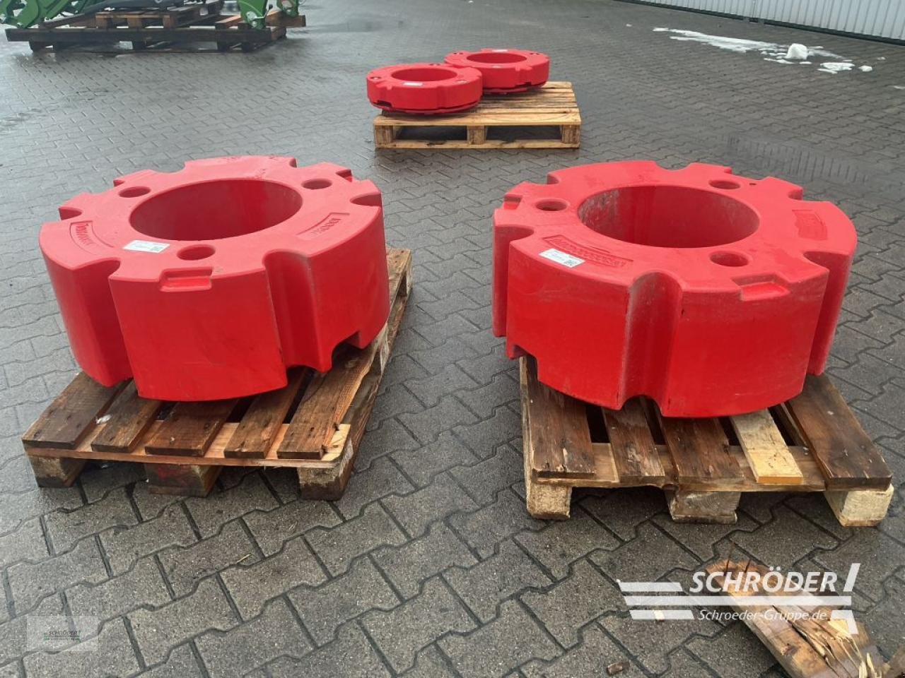 Zwillingsrad of the type Fendt RADGEWICHTE 2X 1000KG + ADAPTERPLATTEN, Gebrauchtmaschine in Lastrup (Picture 6)