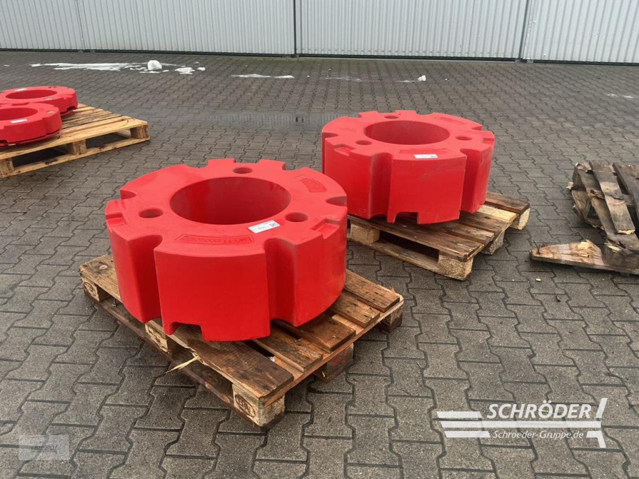 Zwillingsrad of the type Fendt RADGEWICHTE 2X 1000KG + ADAPTERPLATTEN, Gebrauchtmaschine in Lastrup (Picture 7)