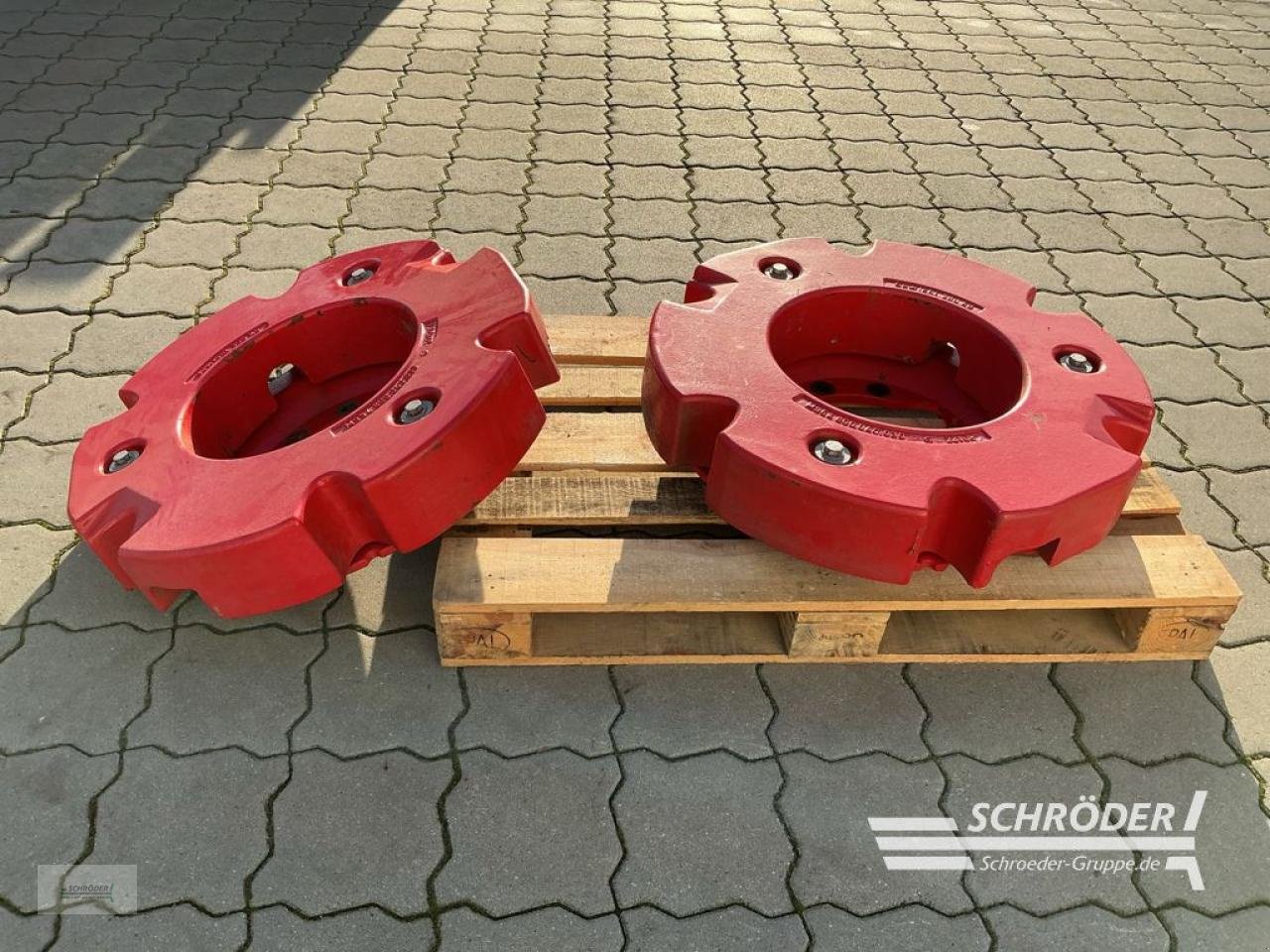 Zwillingsrad типа Fendt RADGEWICHTE 2X 300 KG + TRÄGERPLATTEN, Gebrauchtmaschine в Hemmoor (Фотография 3)