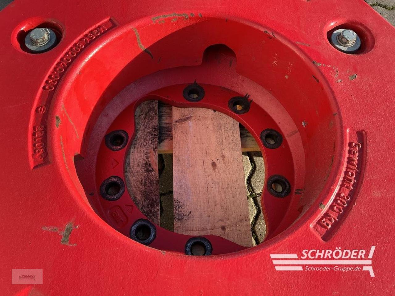 Zwillingsrad типа Fendt RADGEWICHTE 2X 300 KG + TRÄGERPLATTEN, Gebrauchtmaschine в Hemmoor (Фотография 6)