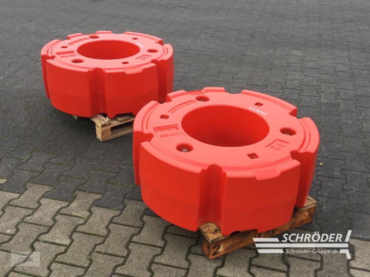 Zwillingsrad des Typs Fendt RADGEWICHTE /BELASTUNGSGEWICHTE 2X1000KG, Gebrauchtmaschine in Westerstede (Bild 1)