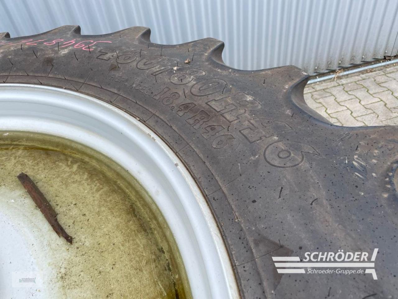 Zwillingsrad typu Massey Ferguson 2X BKT 480/80 R46 (PASSEND MF 7S), Gebrauchtmaschine v Wildeshausen (Obrázek 4)