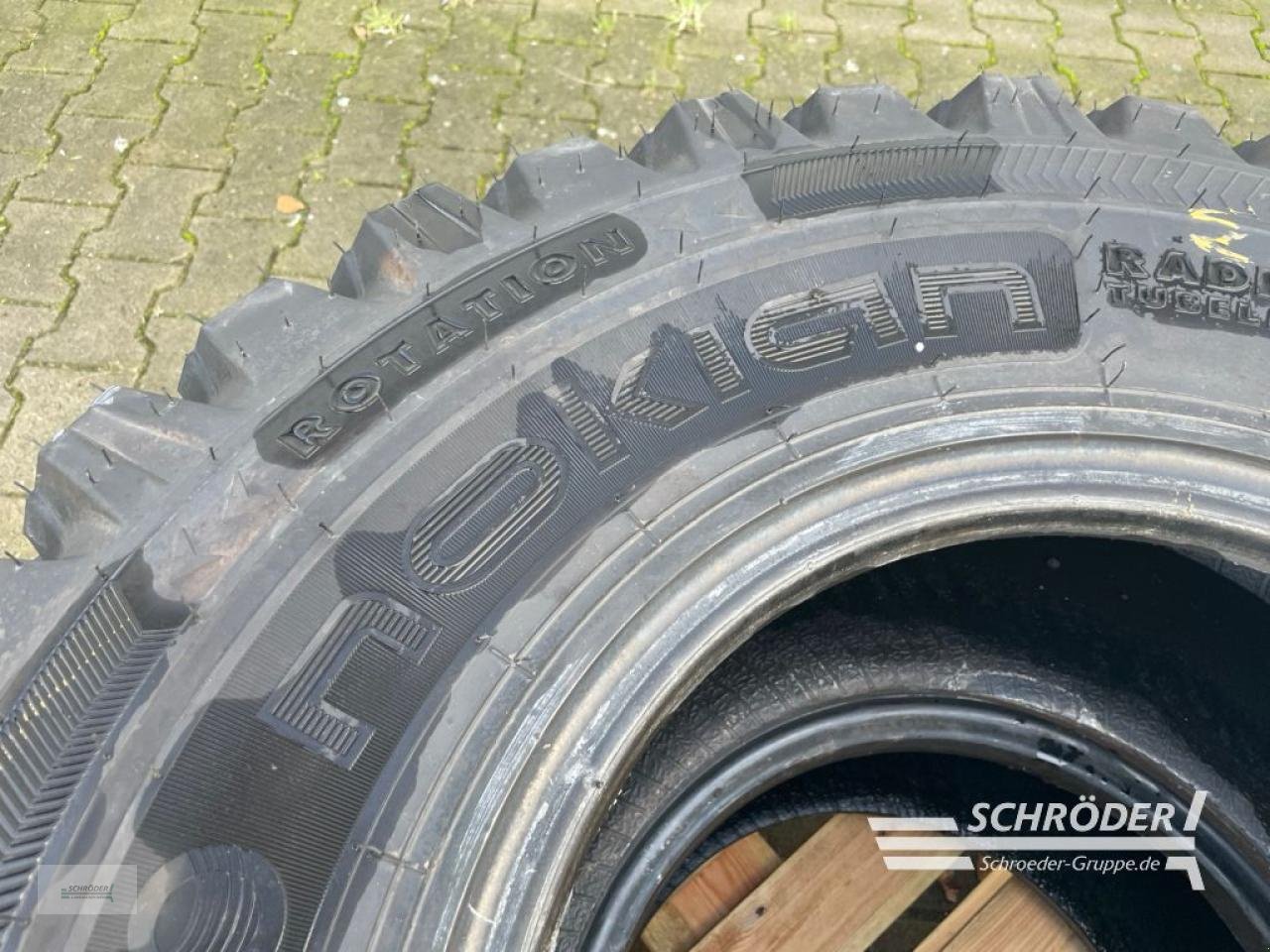 Zwillingsrad typu Nokian 2X 340/80 R18 / 12.5 R18, Neumaschine v Wildeshausen (Obrázek 3)