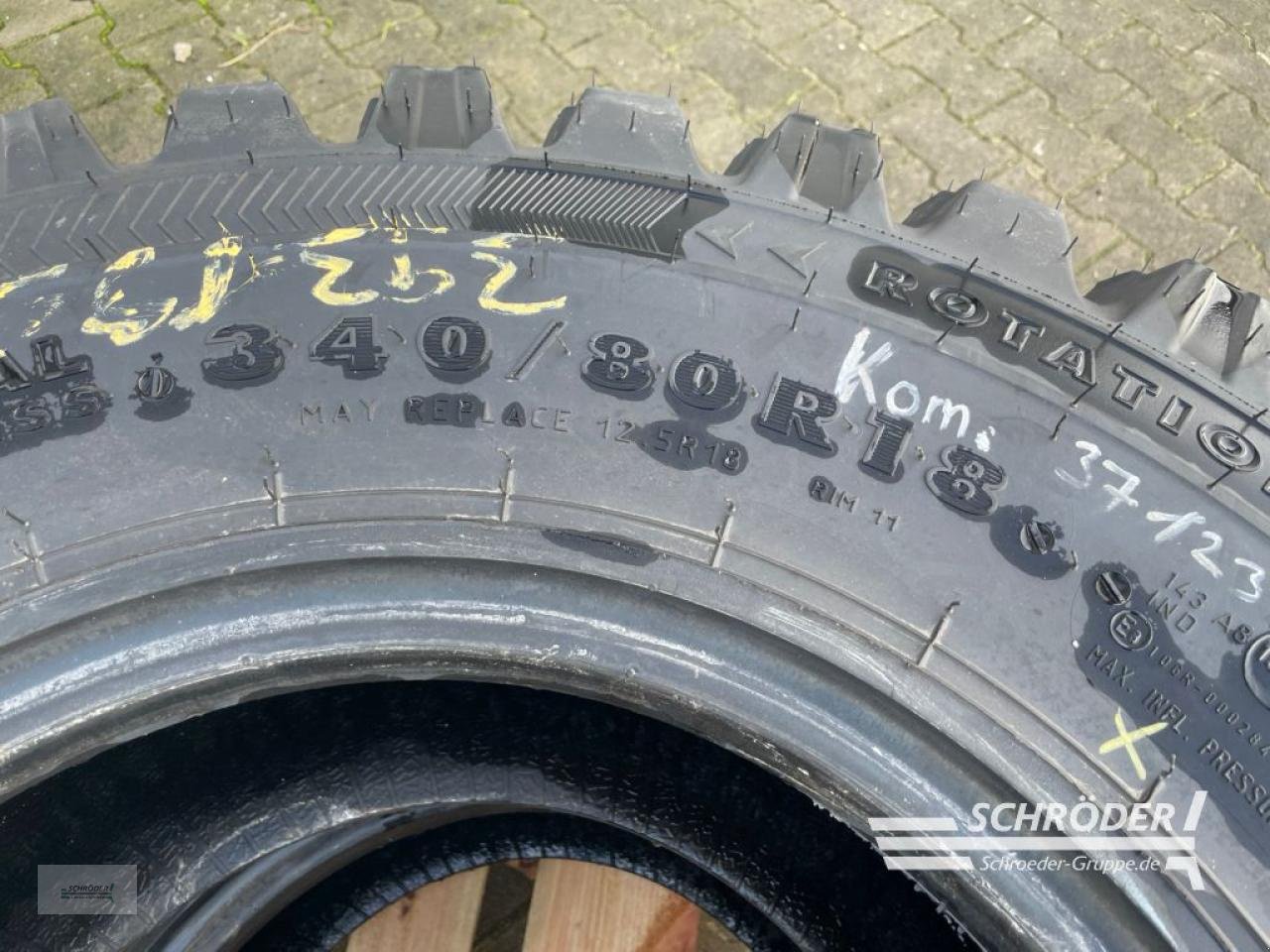 Zwillingsrad typu Nokian 2X 340/80 R18 / 12.5 R18, Neumaschine v Wildeshausen (Obrázek 4)
