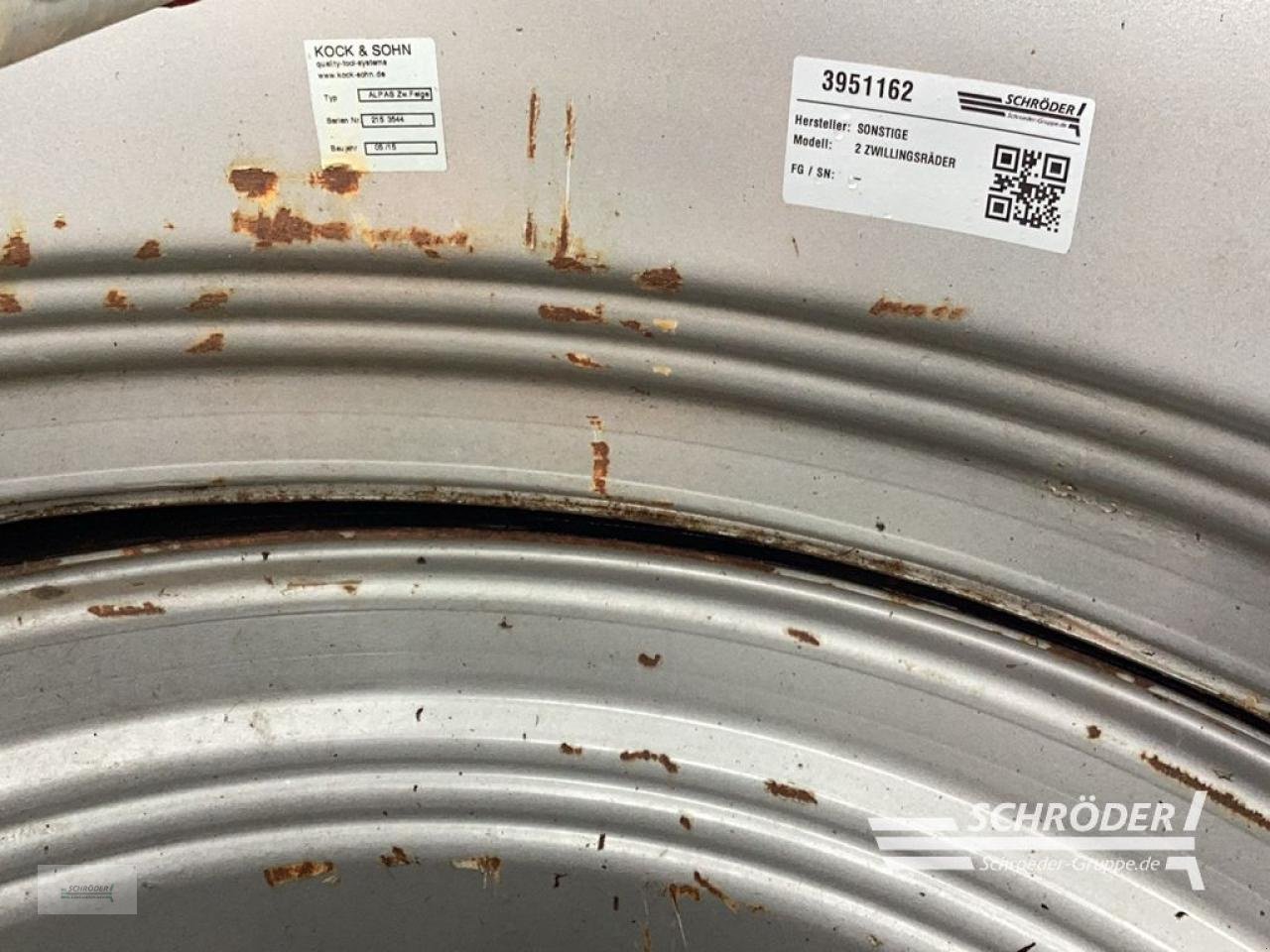 Zwillingsrad typu Pirelli 2 ZWILLINGSRÄDER 520/70 R38, Gebrauchtmaschine v Norden (Obrázek 3)