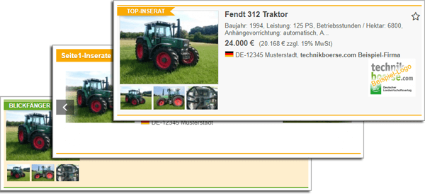 technikboerse Verkaufswerkzeuge für mehr Clicks auf Inserate