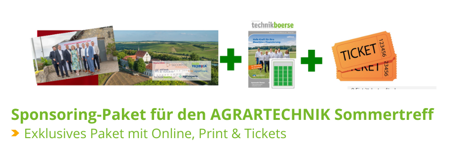 Exklusives Aktionspaket für den AGRARTECHNIK Sommertreff