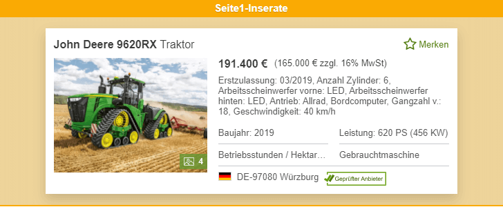 Verkaufswerkzeug Seite-1-Inserat Verkaufswerkzeug Seite1-Inserat