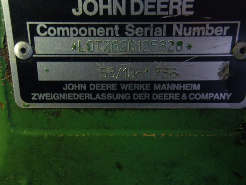 Sonstiges Traktorzubehör typu John Deere 6100 Bagtøj / Rear Transmission, Gebrauchtmaschine v Viborg (Obrázek 3)