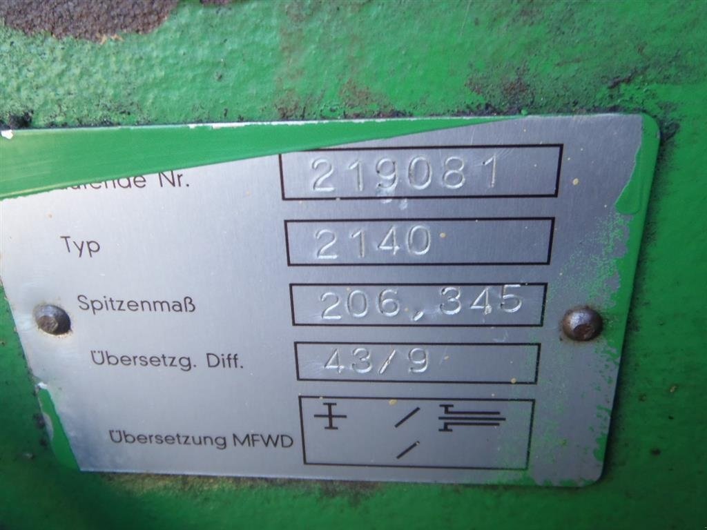 Sonstiges Traktorzubehör типа John Deere 2140 Bagtøj / Rear Transmission, Gebrauchtmaschine в Viborg (Фотография 3)