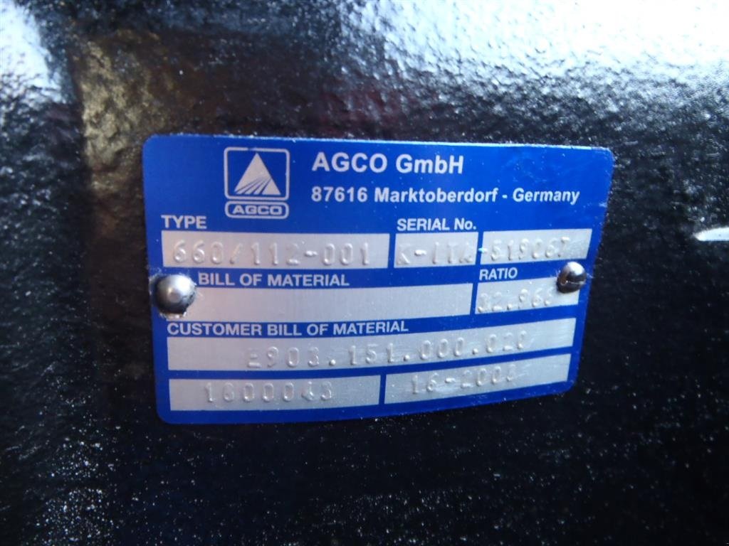 Sonstiges Traktorzubehör typu Challenger MT665B // Bagtøj / Rear Transmission, Gebrauchtmaschine v Viborg (Obrázek 4)