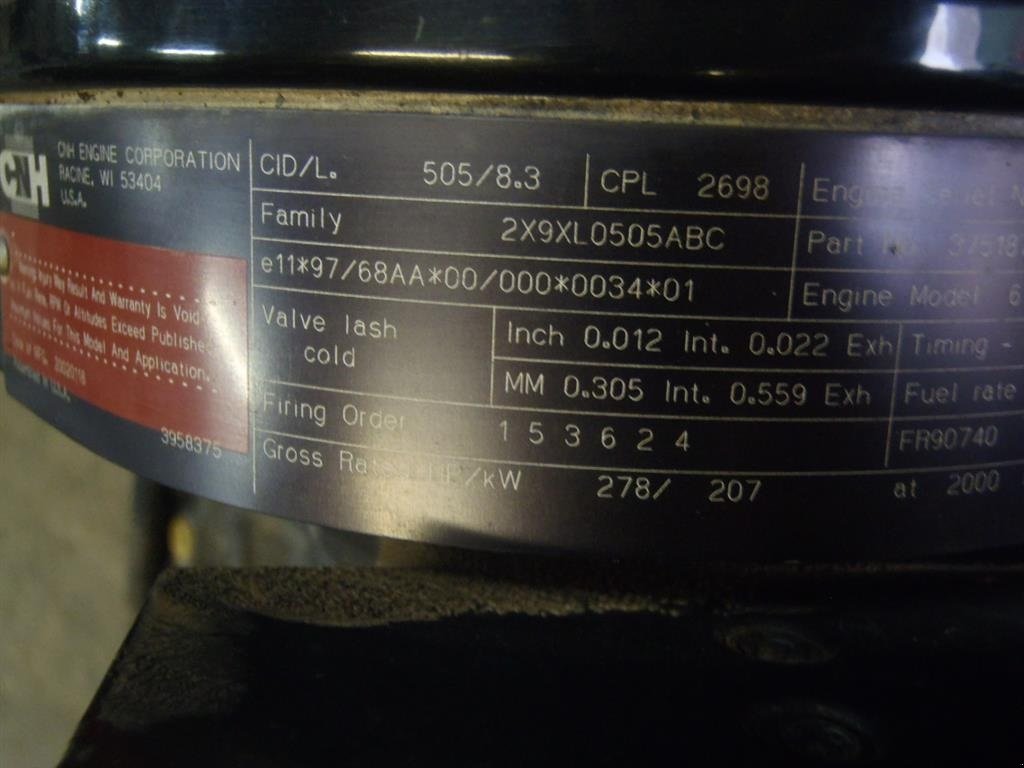 Sonstiges Traktorzubehör типа Case IH MX 270 Shortblock, Gebrauchtmaschine в Viborg (Фотография 10)