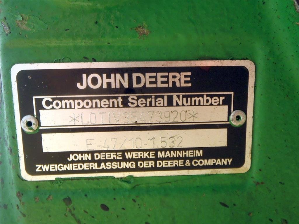 Sonstiges Traktorzubehör типа John Deere 6430 Bagtøj, Gebrauchtmaschine в Viborg (Фотография 6)