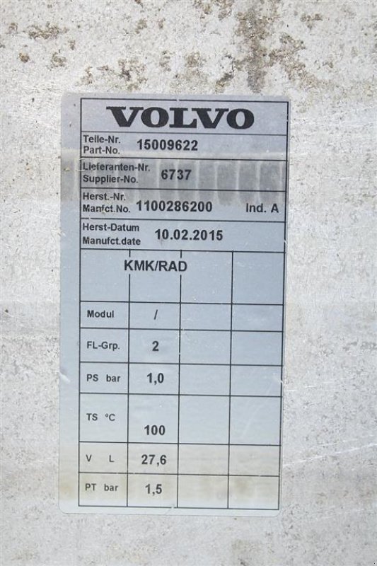 Sonstiges Traktorzubehör typu Volvo L180E Vandkøler, Gebrauchtmaschine v Viborg (Obrázek 3)