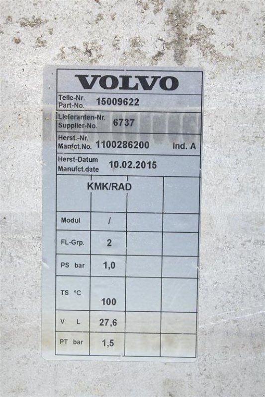 Sonstiges Traktorzubehör typu Volvo L180E Vandkøler, Gebrauchtmaschine v Viborg (Obrázok 3)