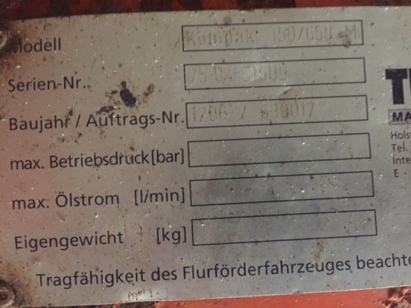 Anbaukehrmaschine typu Tuchel KOMPAKT 150CM KOST, Gebrauchtmaschine v Thisted (Obrázek 2)