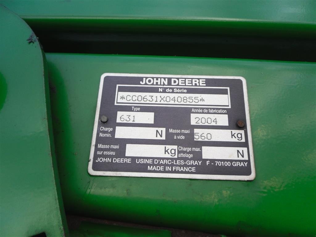 Frontlader of the type John Deere 631, Gebrauchtmaschine in Bjerringbro (Picture 5)