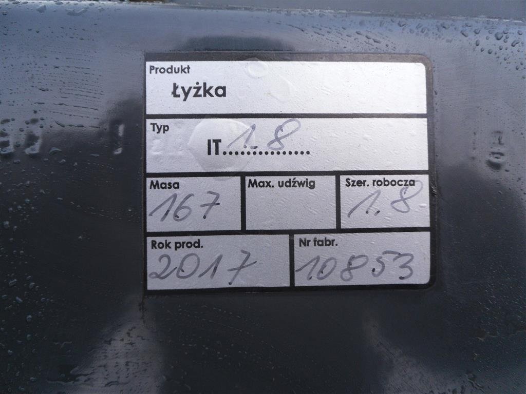 Frontlader des Typs Sonstige Universal 1,8 M frontlæsser skovl, Gebrauchtmaschine in Bjerringbro (Bild 4)