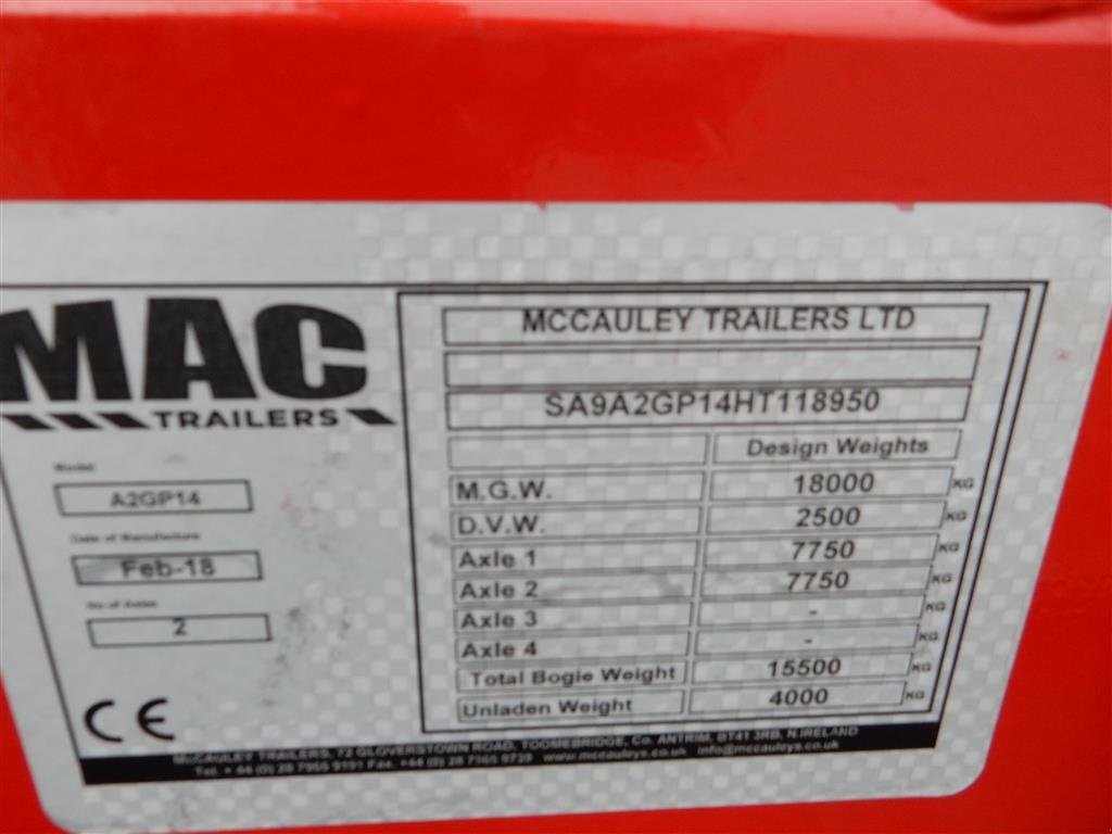 Muldenkipper of the type Oleo Mac GP 14 dumpervogn evt. med slidsker, Gebrauchtmaschine in Ringe (Picture 10)