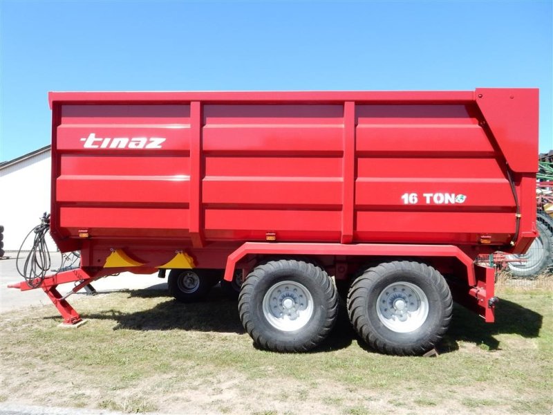 Muldenkipper du type Tinaz 16 tons bagtipvogne, Gebrauchtmaschine en Ringe (Photo 1)