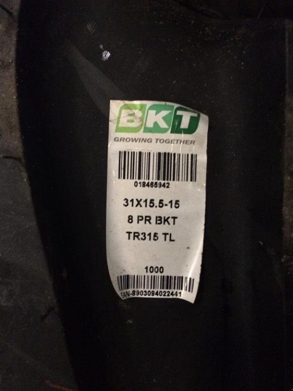 Reifen типа BKT 31x15.50x15 - løs dæk., Gebrauchtmaschine в Rødekro (Фотография 4)