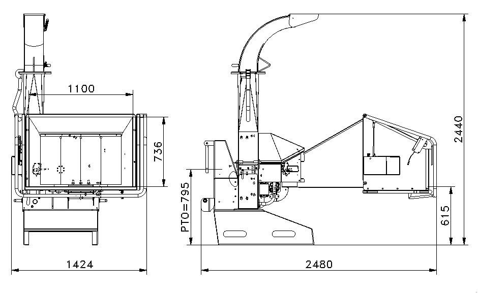 Holzhacker & Holzhäcksler Türe ait Sonstige TP 200 * RING TIL ANDERS PÅ 30559780 FOR BEDSTE TILBUD, Gebrauchtmaschine içinde Holstebro (resim 10)