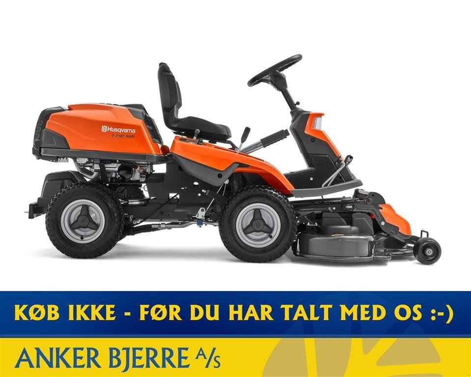 Sitzrasenmäher typu Husqvarna R 216T AWD NY MODEL Inkl. 103 cm klippebord/ klippeaggregat, Gebrauchtmaschine v Holstebro (Obrázek 4)