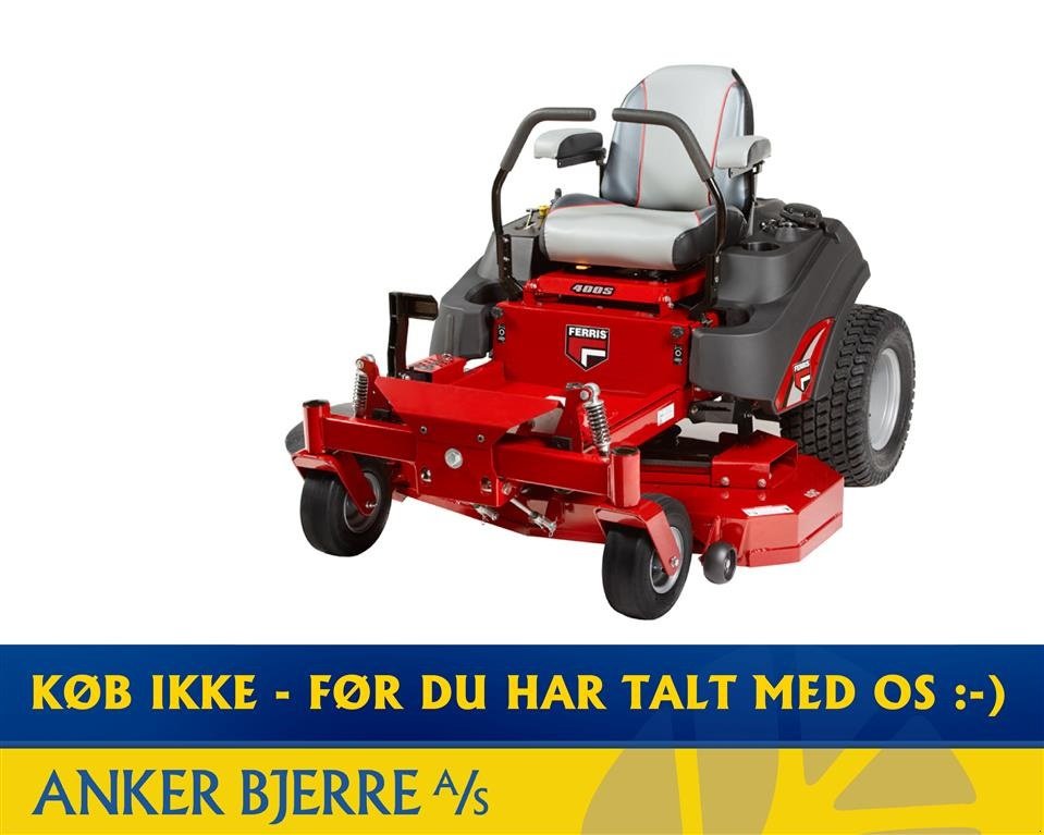 Sitzrasenmäher of the type Ferris ZT 400 IS Zero Turn inkl. 122 cm klippebord (mulch, bagudkast eller sideudkast), Gebrauchtmaschine in Holstebro (Picture 1)