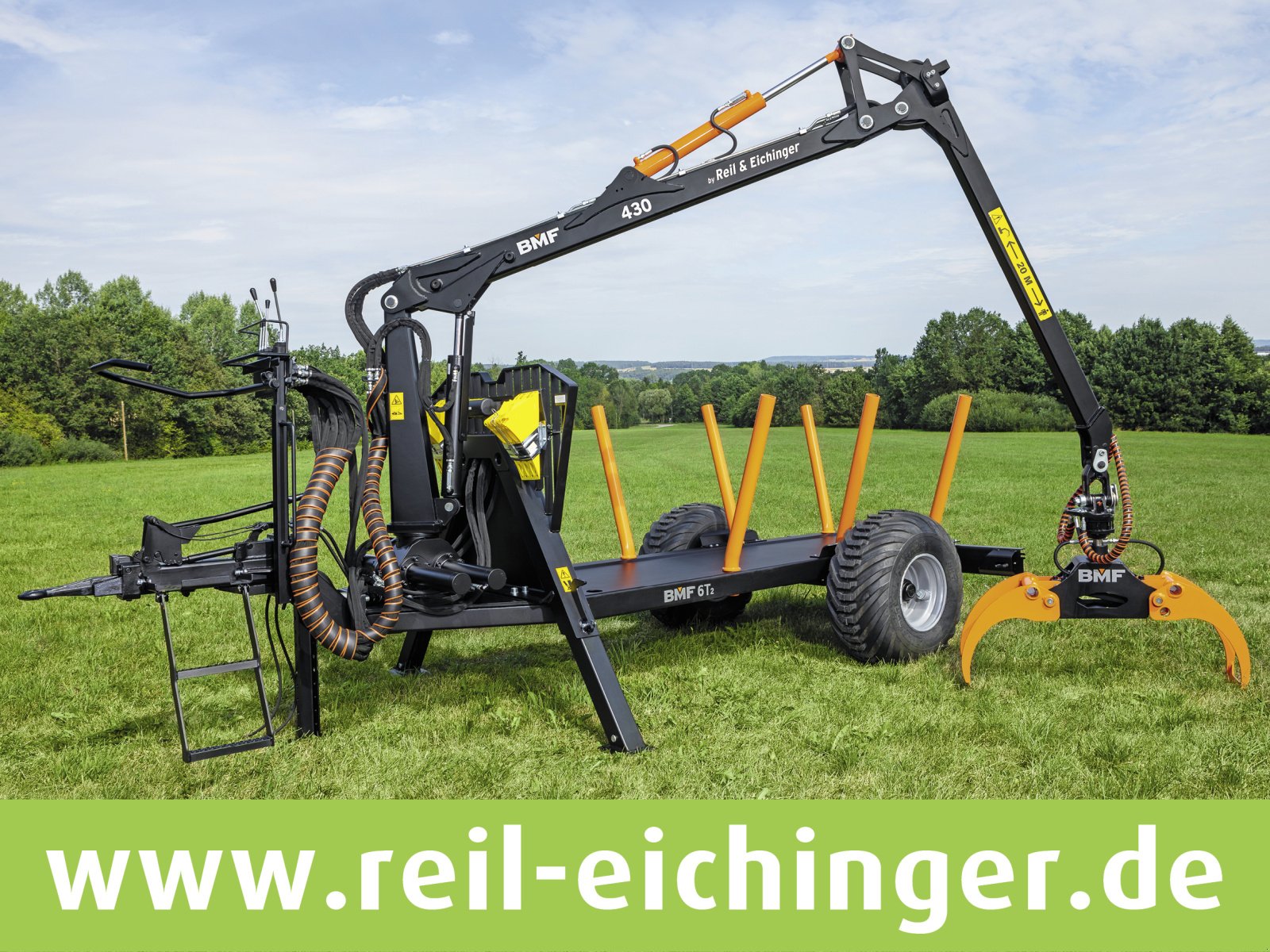 Rückewagen & Rückeanhänger du type Reil & Eichinger BMF 6T2/430, Neumaschine en Nittenau (Photo 1)