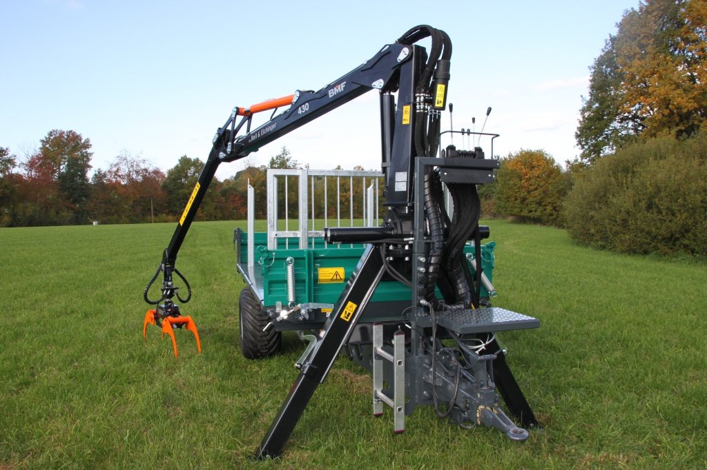 Rückewagen & Rückeanhänger типа Reil & Eichinger Kipper mit Kran 6EDK/430, Neumaschine в Nittenau (Фотография 4)