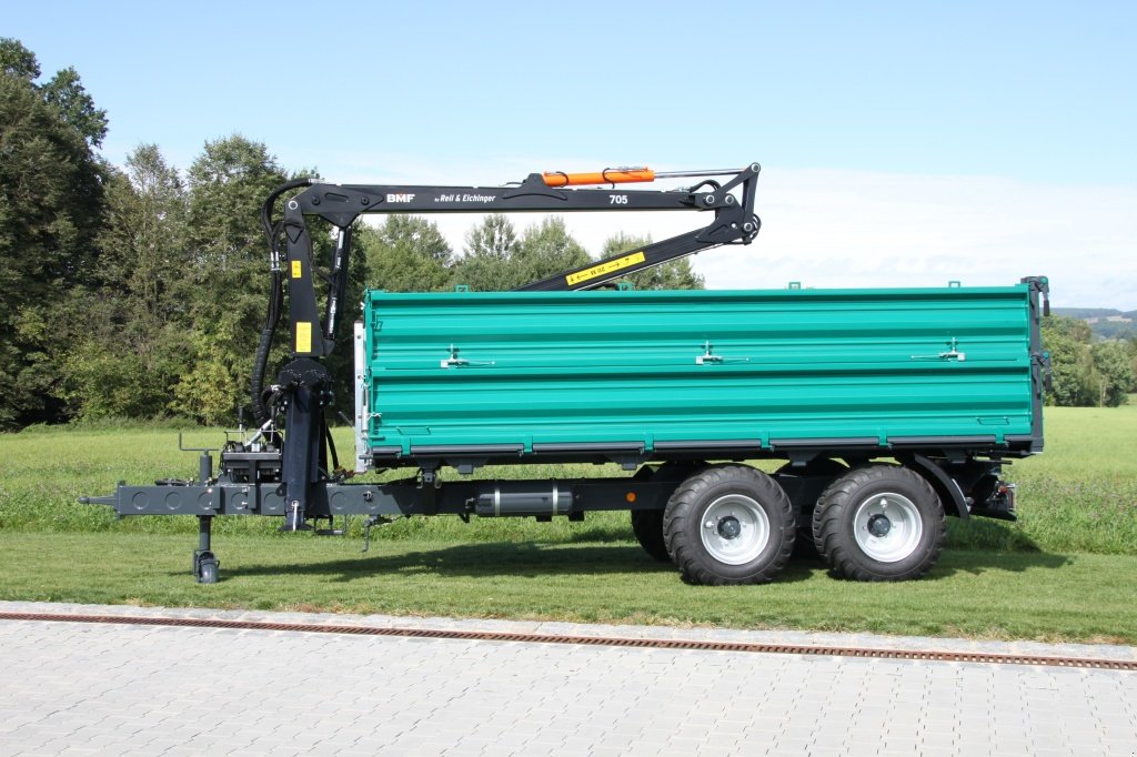 Rückewagen & Rückeanhänger a típus Reil & Eichinger Kipper mit Kran 8TDK/720, Neumaschine ekkor: Nittenau (Kép 4)