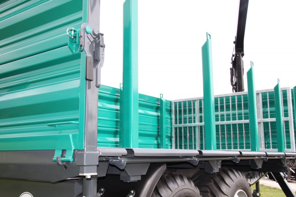 Rückewagen & Rückeanhänger a típus Reil & Eichinger Kipper mit Kran 8TDK/720, Neumaschine ekkor: Nittenau (Kép 2)