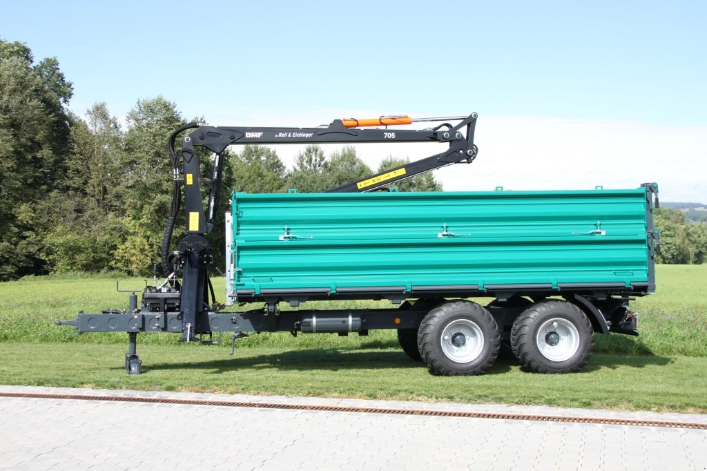 Rückewagen & Rückeanhänger a típus Reil & Eichinger Kipper mit Kran 8TDK/720, Neumaschine ekkor: Nittenau (Kép 5)