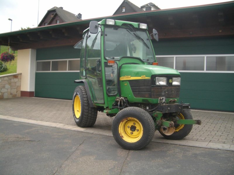 John Deere 4115 HST Allrad Kabine TÜV Servo FH FZ Weinbautraktor