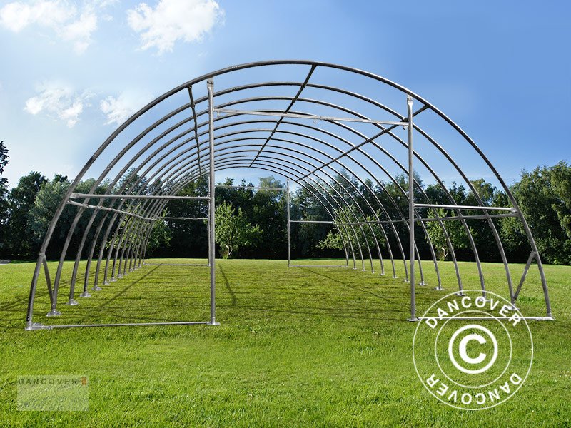 Sonstige Getreidelagertechnik typu Sonstige RUNDBOGENHALLE 9,15X20X4,5M, PVC, WEISS, Neumaschine v Hellebaek (Obrázek 4)