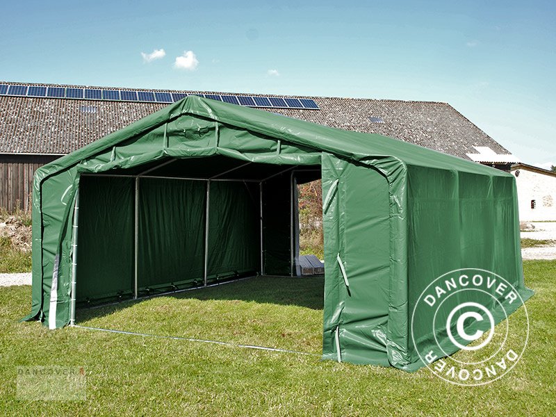 Sonstige Industriemaschinen typu Sonstige LAGERZELT PRO 5X8X2,5X3,89M, PVC, GRÜN, Neumaschine v Hellebaek (Obrázek 3)