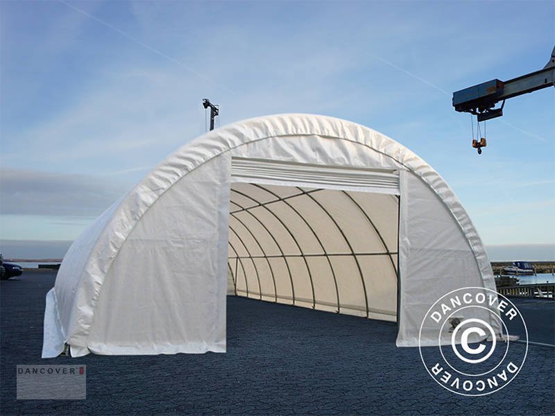 Zelthalle του τύπου Sonstige RUNDBOGENHALLE 9,15X12X4,5M, PE, WEISS, Neumaschine σε Hellebaek (Φωτογραφία 2)