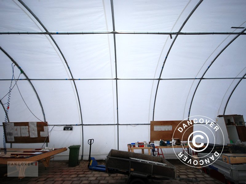 Zelthalle του τύπου Sonstige RUNDBOGENHALLE 9,15X12X4,5M, PE, WEISS, Neumaschine σε Hellebaek (Φωτογραφία 6)