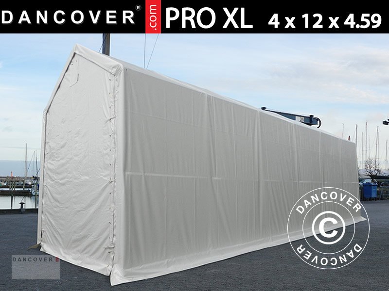 Zelthalle του τύπου Titanium LAGERZELT PRO XL 4X12X3,5X4,59M, PVC, WEISS, Neumaschine σε Hellebaek (Φωτογραφία 1)