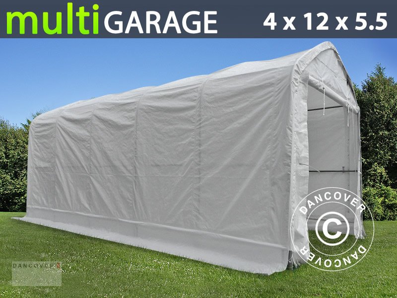 Sonstige Hoftechnik of the type Sonstige ZELTHALLE MULTIGARAGE 4X12X4,5X5,5M, WEISS, Neumaschine in Hellebaek (Picture 1)