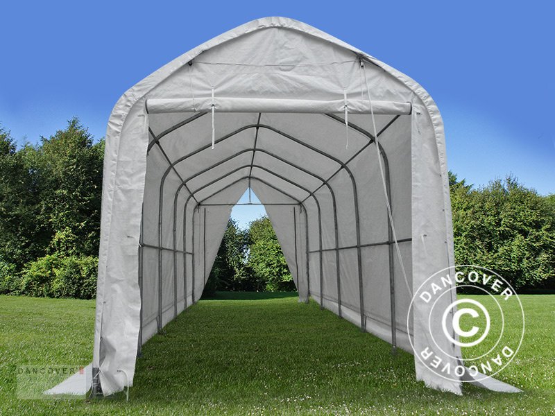 Sonstige Hoftechnik of the type Sonstige ZELTHALLE MULTIGARAGE 4X12X4,5X5,5M, WEISS, Neumaschine in Hellebaek (Picture 2)