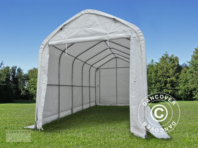 Sonstige Hoftechnik of the type Sonstige ZELTHALLE MULTIGARAGE 4X12X4,5X5,5M, WEISS, Neumaschine in Hellebaek (Picture 7)