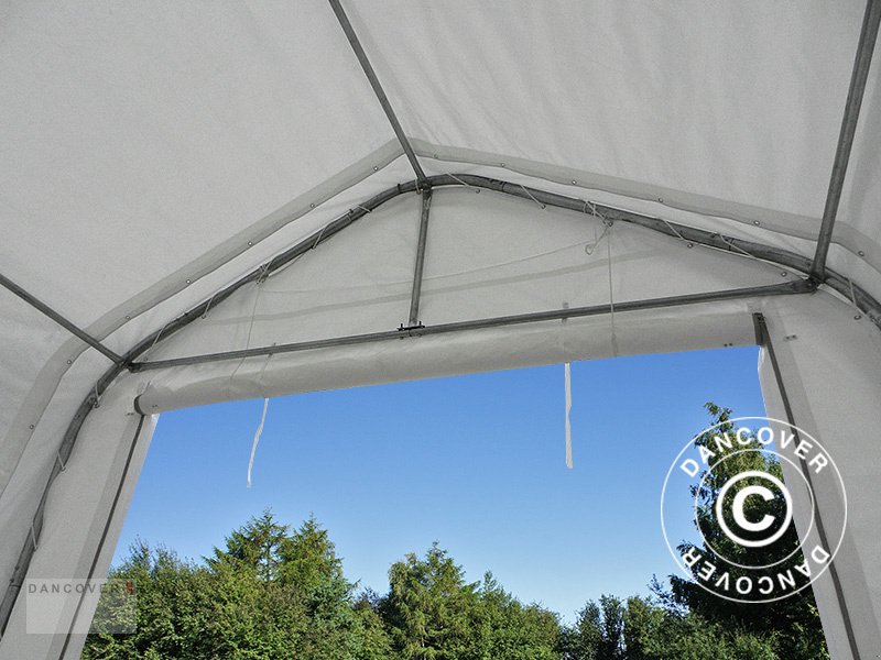 Sonstige Hoftechnik of the type Sonstige ZELTHALLE MULTIGARAGE 4X12X4,5X5,5M, WEISS, Neumaschine in Hellebaek (Picture 11)