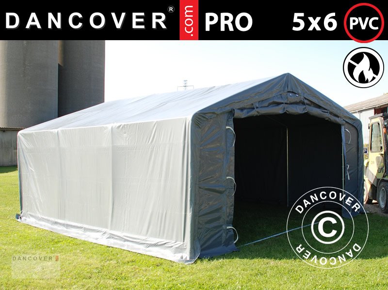 Zelthalle του τύπου Sonstige LAGERZELT PRO 5X6X2X3,39M, PVC, GRAU, Neumaschine σε Hellebaek (Φωτογραφία 1)
