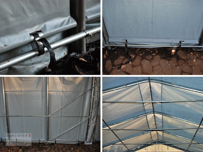 Sonstiges Zubehör του τύπου Sonstige LAGERZELT PRO 6X6X3,7M PVC, GRAU, Neumaschine σε Hellebaek (Φωτογραφία 4)