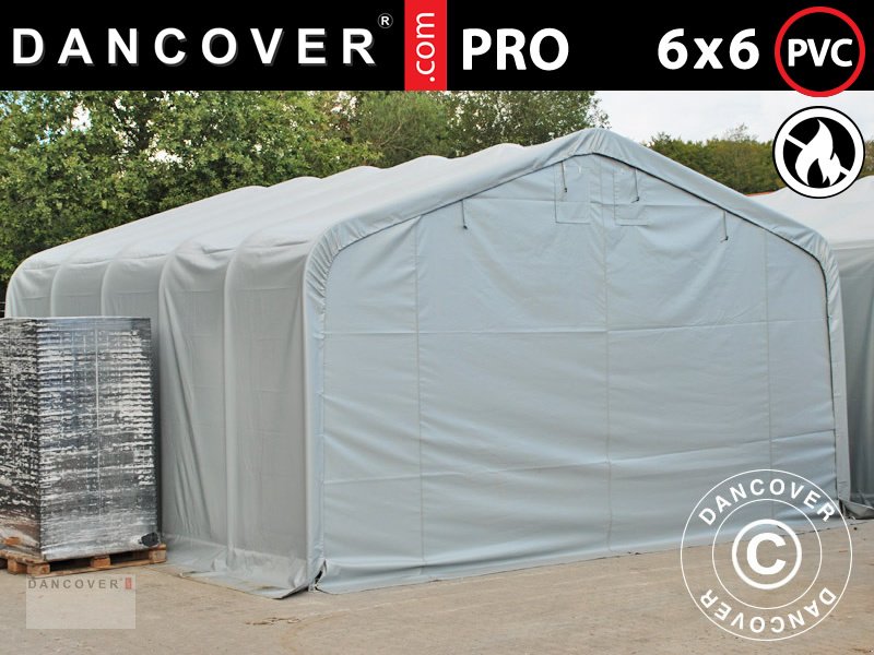 Sonstiges Zubehör του τύπου Sonstige LAGERZELT PRO 6X6X3,7M PVC, GRAU, Neumaschine σε Hellebaek (Φωτογραφία 1)