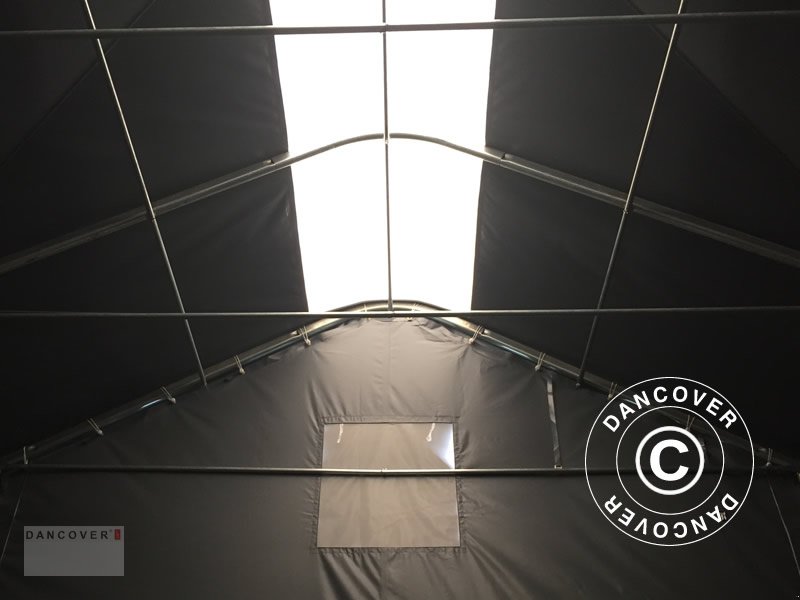 Zelthalle typu Sonstige LAGERZELT PRO 6X18X3,7M PVC MIT DACHFENSTER, GRAU, Neumaschine v Hellebaek (Obrázek 11)