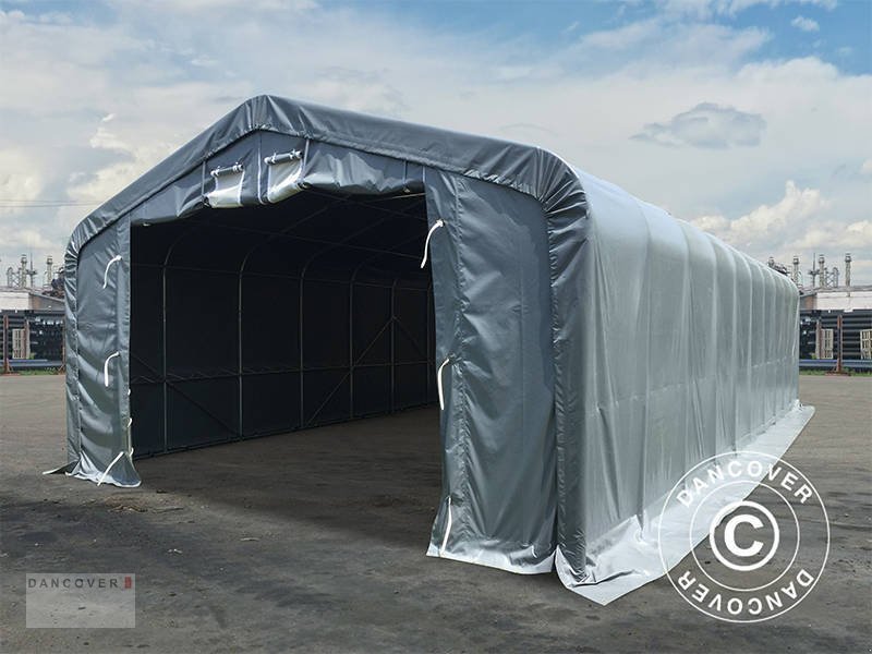 Zelthalle του τύπου Sonstige LAGERZELT PRO 6X12X3,7M PVC MIT DACHFENSTER, GRAU, Neumaschine σε Hellebaek (Φωτογραφία 2)
